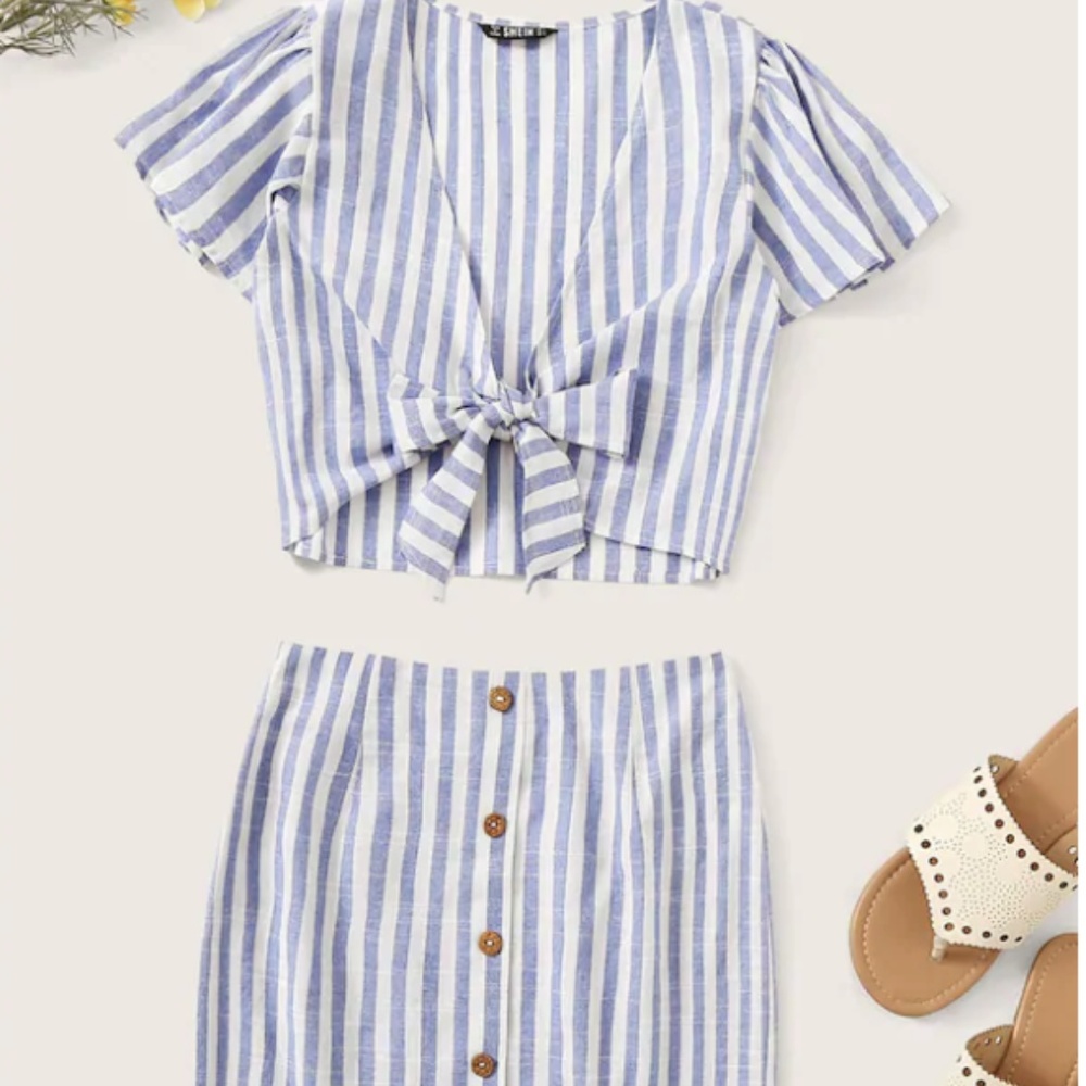 COPY - Crop top & Skirt Set